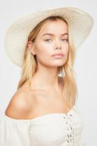 Lady Malibu Straw Boater By G.viteri At Free People